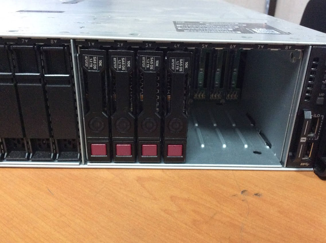 HP Proliant DL380 Gen10 Rack Server 2 x Gold 5120@2.2GHz 192GBRAM 4x1.2TBHDD A-