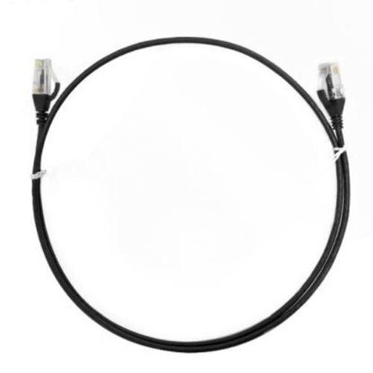 Brand New 4CABLING 3M Cat 6 RJ45-RJ45 Ultra Thin Lszh Network Cable Colour Black