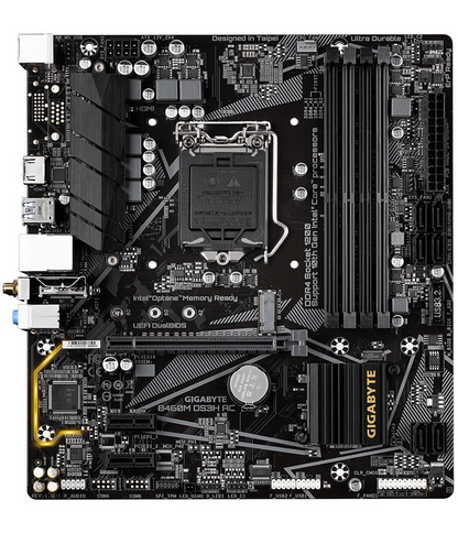GIGABYTE B460M DS3H AC Motherboard DDR4 microATX LGA 1200 HDMI Intel B460 [AU]