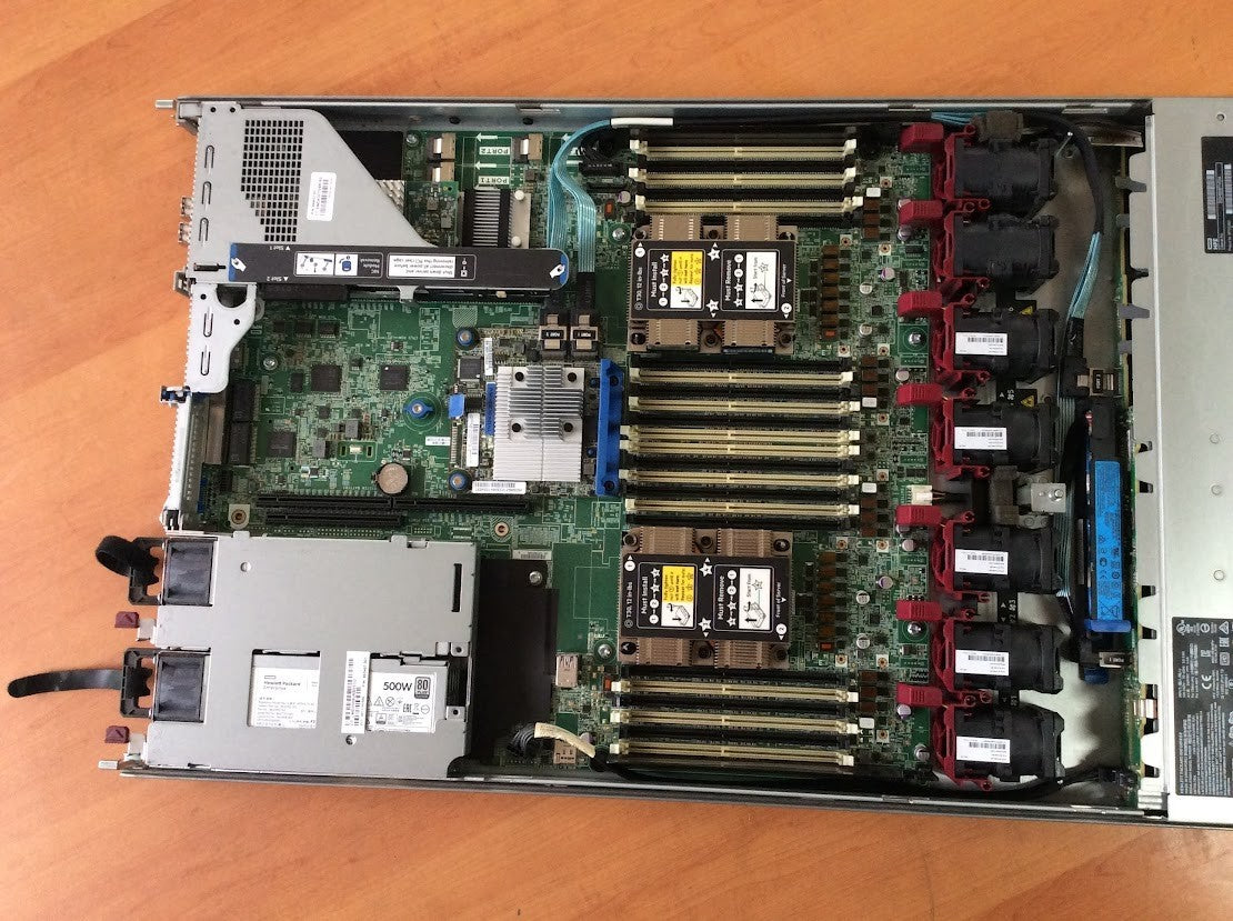 HP ProLiant DL360 Gen10 Server 2x Xeon Silver 4110@2.1GHz Dual 500W PSU+RAID A-
