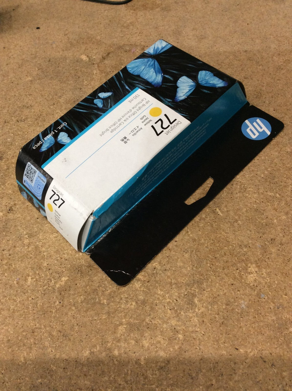 New HP Designjet 727 Yellow B3P21A Ink Cartridge For DESIGNJET T3500 T2500 T1500