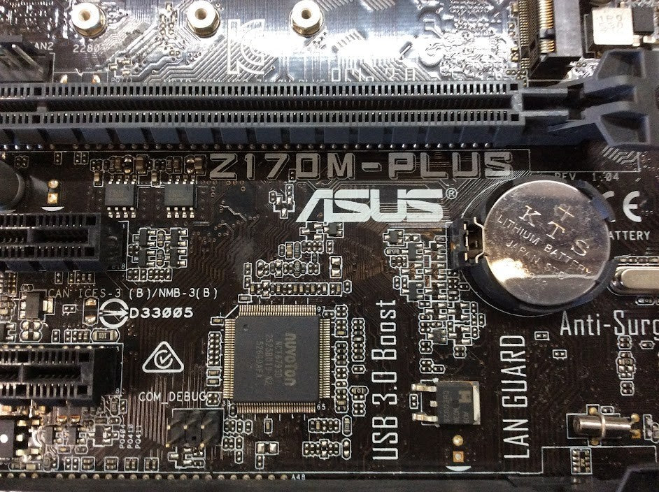 ASUS Z170M-PLUS Motherboard DDR4 microATX LGA 1151 HDMI DVI VGA USB-C Intel Z170
