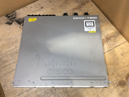 Cisco WS-C3850-48T-E 48-Port GbE Managed Switch w/ C3850-NM-4-1G and Dual PSU A-