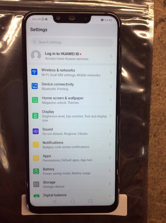 Huawei nova 3i INE-LX2 Phone 6.3" 4GBRAM 128GB HiSilicon Kirin 710 Black A-