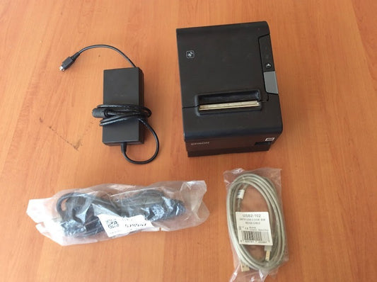 Epson TM-T88VI Monochrome Thermal Line Receipt Printer Tested Black Au Seller