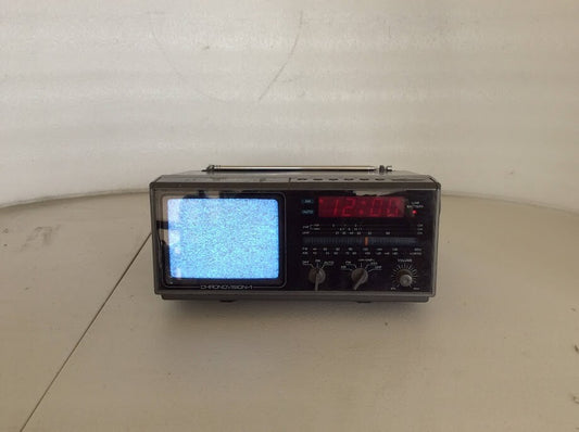 REALISTIC TV AM/FM CLOCK RADIO CHRONOVISON-1 240V 50Hz Au Seller