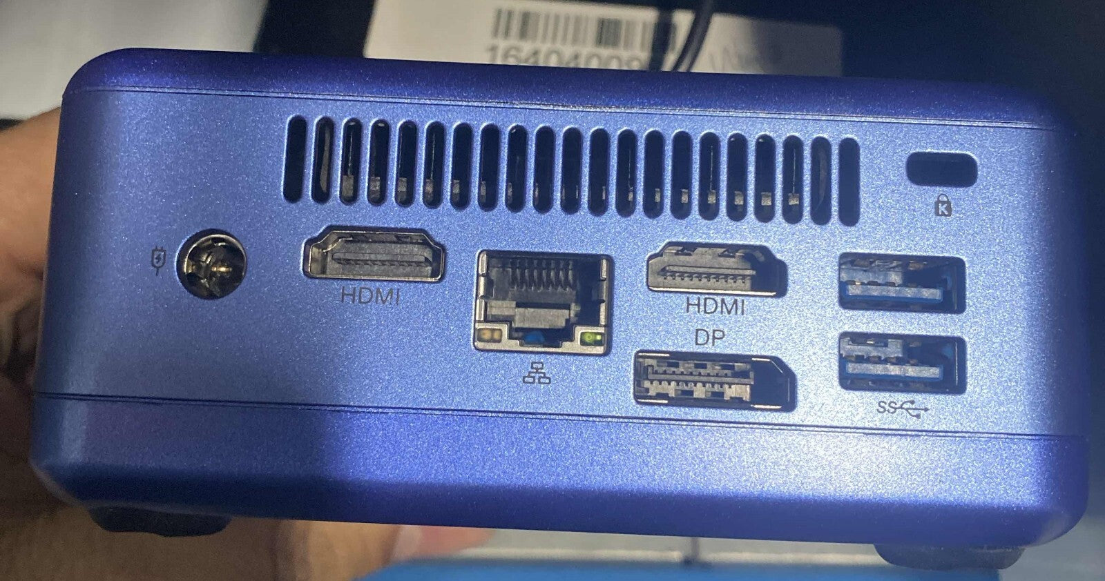 DATTO Alto 3V2 Mini PC Celeron 3865U@1.80GHz 8GBRAM 2TBHDD HDMI DP USB-C Blue