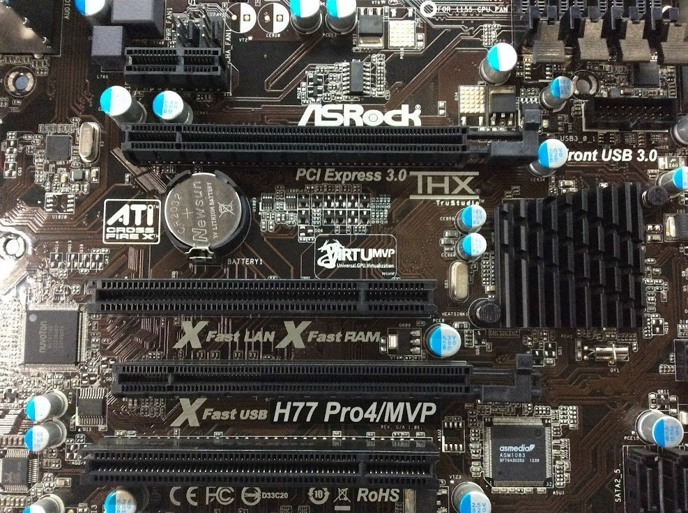 Asrock H77 Pro4/MVP Motherboard ATX LGA 1155 VGA HDMI DVI Intel H77 [AU Seller]