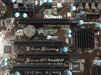 Asrock H77 Pro4/MVP Motherboard ATX LGA 1155 VGA HDMI DVI Intel H77 [AU Seller]
