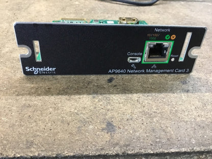 Schneider Electric AP9640 Network Management Card 3 Tested Au Seller