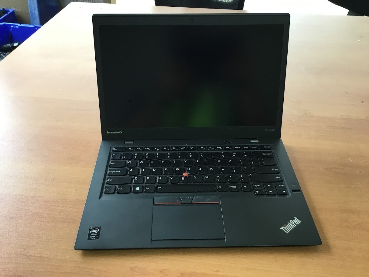 Lenovo ThinkPad X1 Laptop 14" i7-5600U@2.6GHz 8GBRAM 180GBSSD HDMI Mini-DP A-