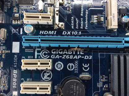 GIGABYTE GA-Z68AP-D3 Motherboard ATX DDR3 LGA 1155 HDMI VGA Intel Z68 [AU Stock]