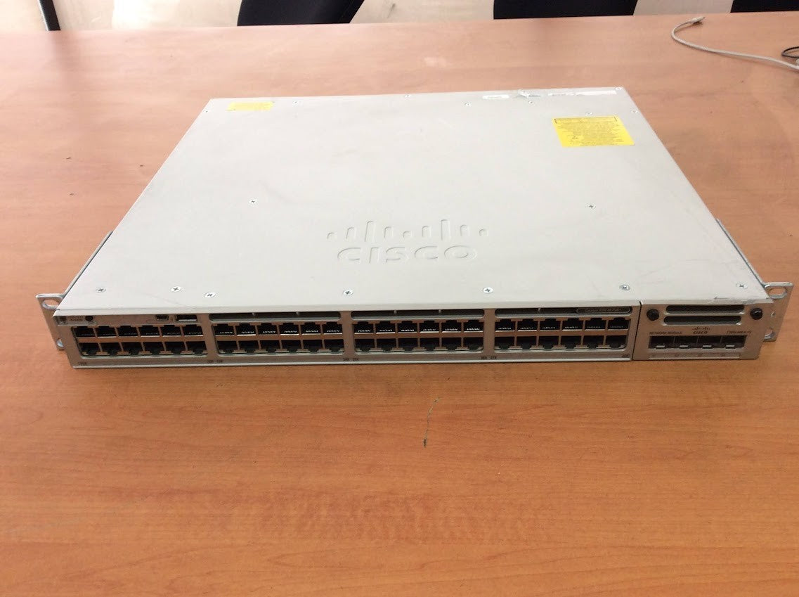 Cisco C9300-48P-E Gigabit PoE+C3850-MN-4-1G Network Essentials Switch+Dual PSU