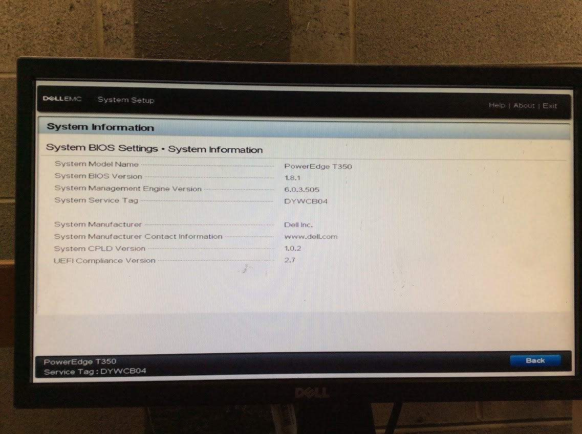 Dell EMC T350 Tower Xeon E-2324G 32GB PC4 2x240GBSSD 4x600GBHDD+2 x 600W PSU A-