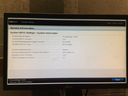 Dell EMC T350 Tower Xeon E-2324G 32GB PC4 2x240GBSSD 4x600GBHDD+2 x 600W PSU A-