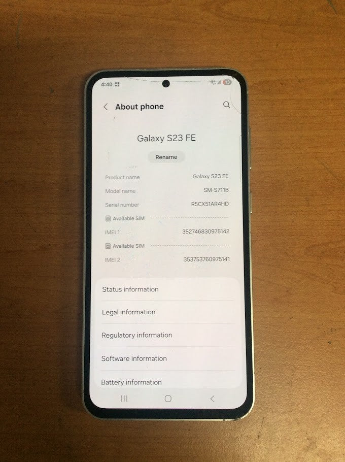 [AU Seller] Samsung Galaxy S23 FE Smartphones 6.4" 128GB Android Wi-Fi Green A-