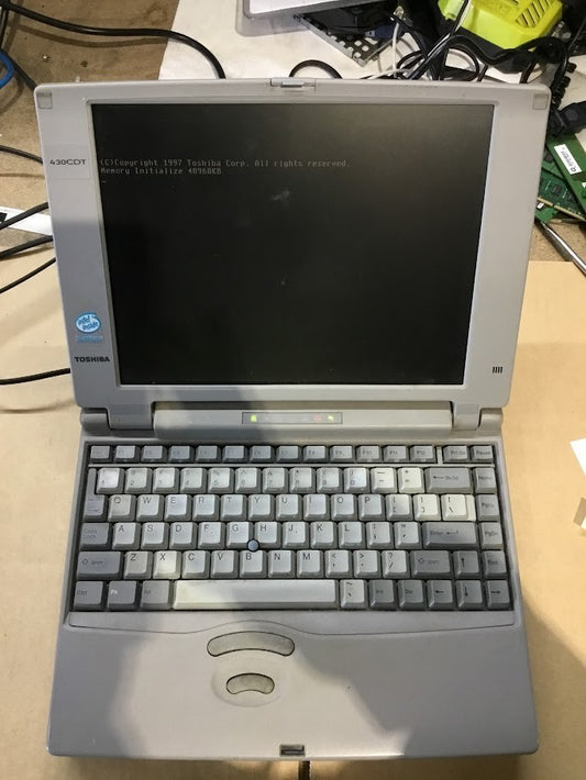 Toshiba Satellite Pro 430CDT Laptop 12.1" Unknown CPU NO HDD VGA Au Seller A-