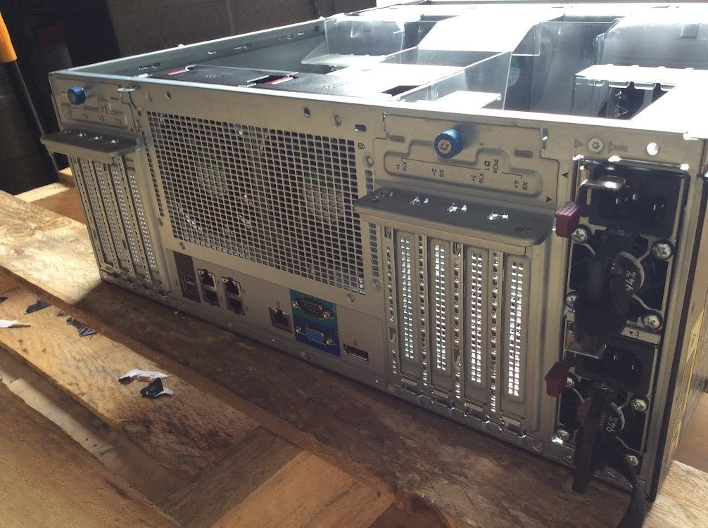 HP ProLiant ML350 G10 Tower Server 1x Xeon Silver 4210r 8GB RAID +2x 800w PSU A-