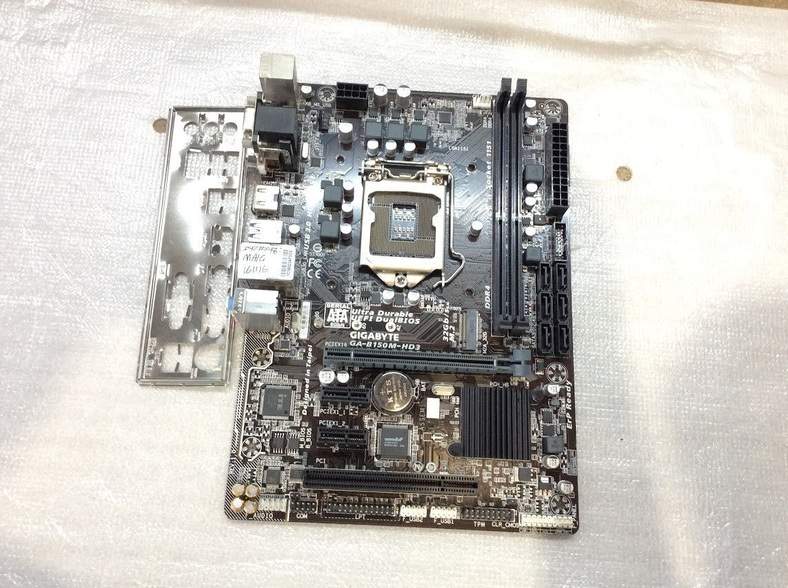 GIGABYTE GA-B150M-HD3 Motherboard microATX DDR4 LGA 1151 VGA HDMI DVI Intel B150