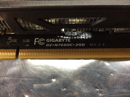 GIGABYTE GV-N760OC-2GD Graphics Card GeForce GTX 760 DVI-I DVI-D HDMI DP [AU]