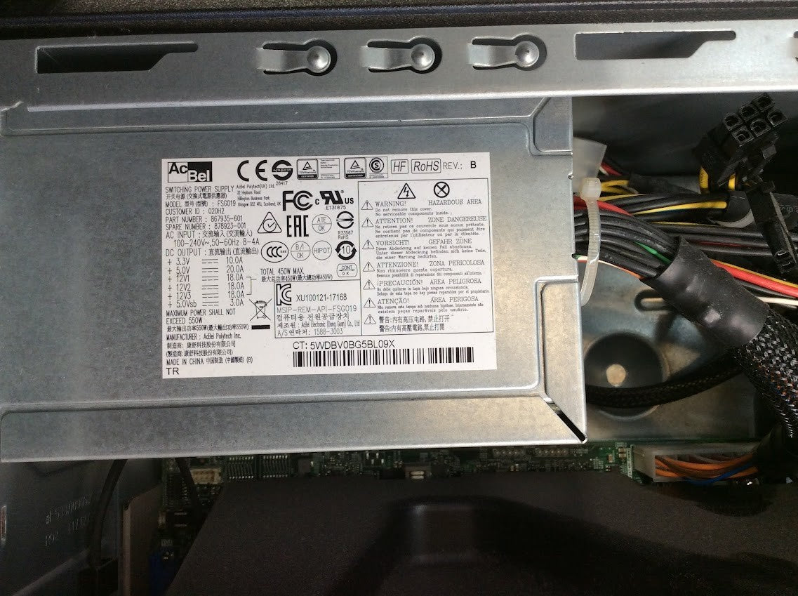HPE ProLiant ML110 Gen10 Tower Xeon Bronze 3206+HPE S100i SR G10 16GB PC4 Win11
