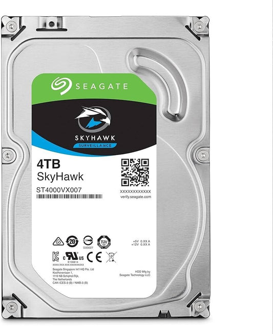 Seagate 4TB Desktop HDD SATA ST4000VX007 Hard Disk Drive 64MB 5900 RPM Silver