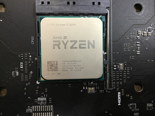 MSI X370 SLI PLUS Socket AM4 ATX DVI HDMI USB-C AMD X370 With AMD Ryzen 5 2600