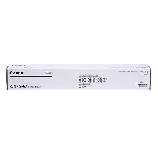 Canon Genuine NPG-67 Black Toner for Canon Imagerunner Advance C3320/C3325/C3330