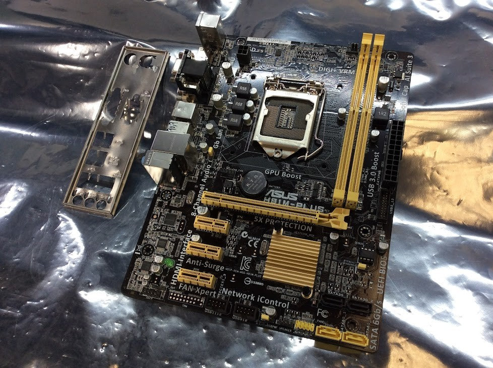 ASUS H81M-PLUS Motherboard DDR3 microATX LGA 1150 DVI VGA HDMI Intel H81[AU]