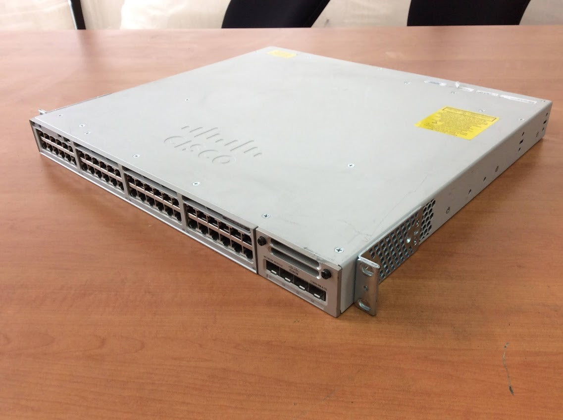 Cisco C9300-48P-E Gigabit PoE+C3850-MN-4-1G Network Essentials Switch+Dual PSU