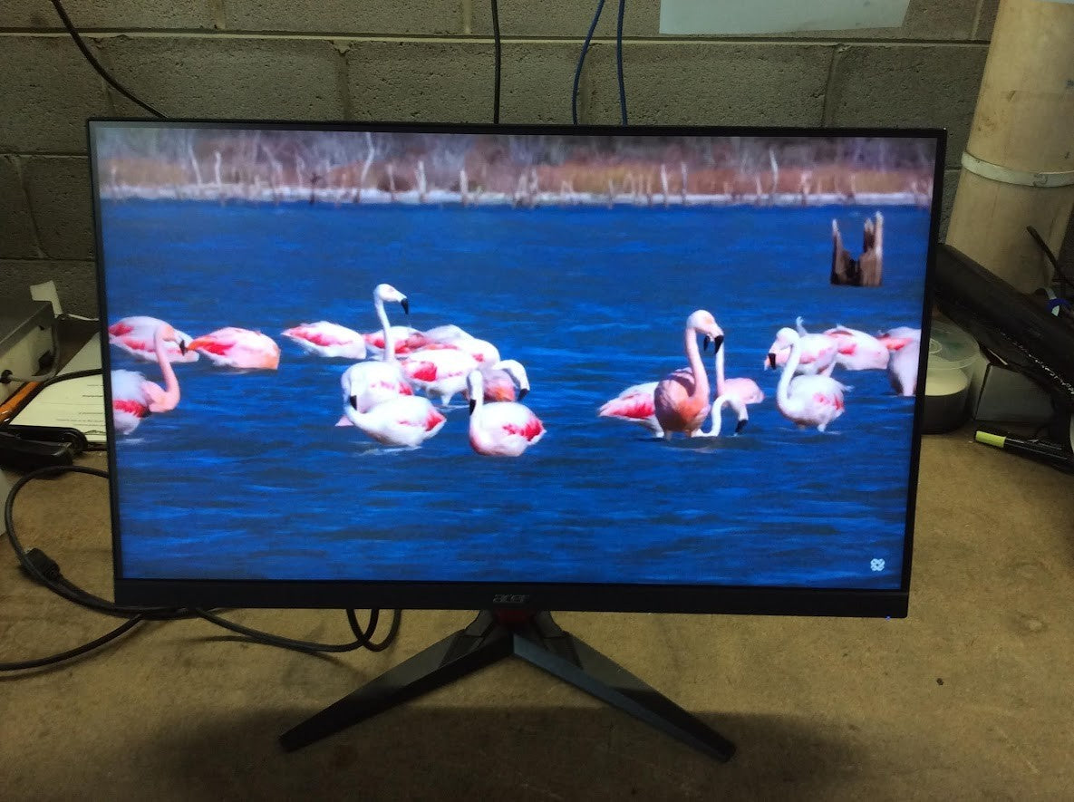Acer Nitro KG272 Gaming Monitor 27" DisplayPort HDMI Black Tested Au Seller