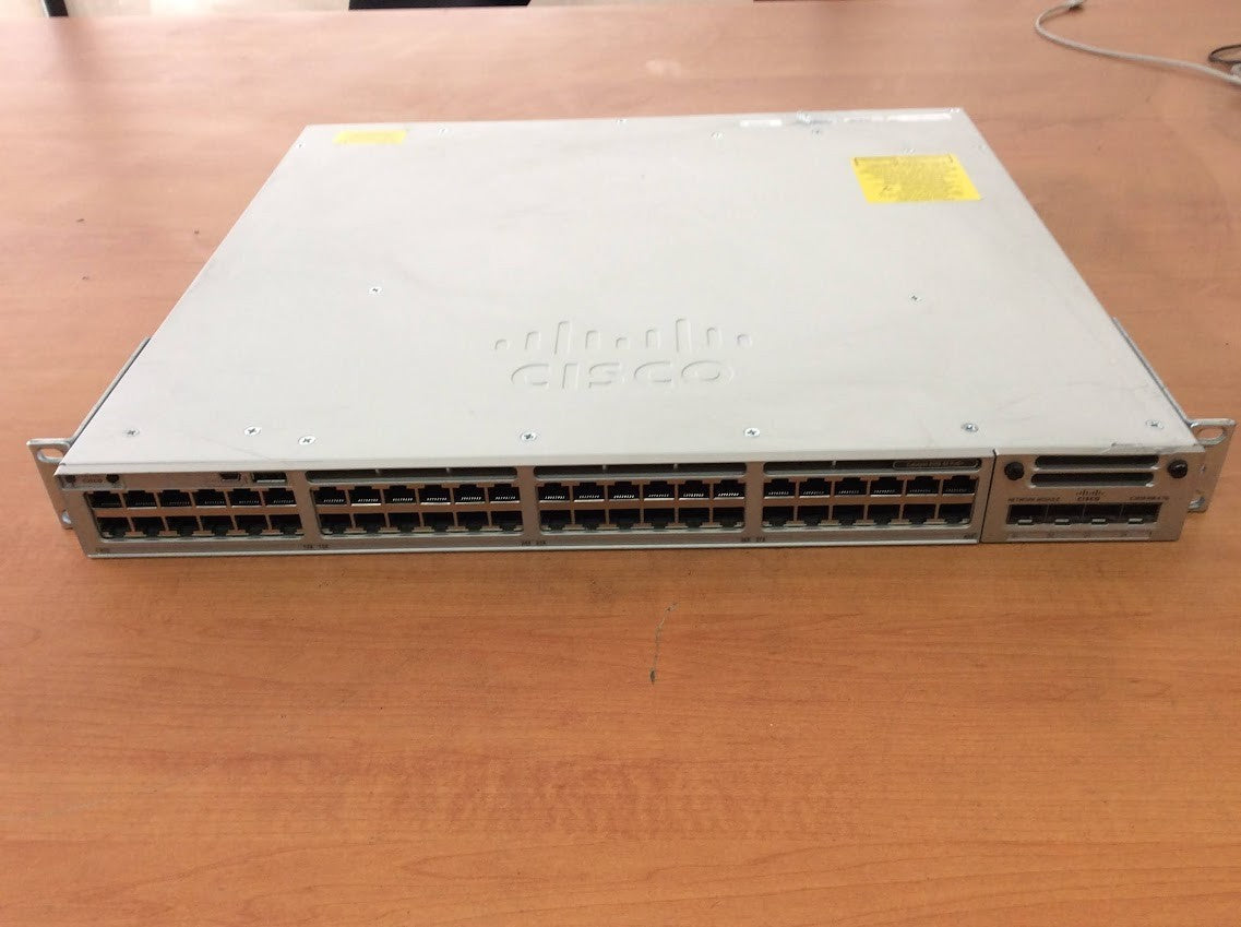 Cisco C9300-48P-E Gigabit PoE+C3850-MN-4-1G Network Essentials Switch+Dual PSU