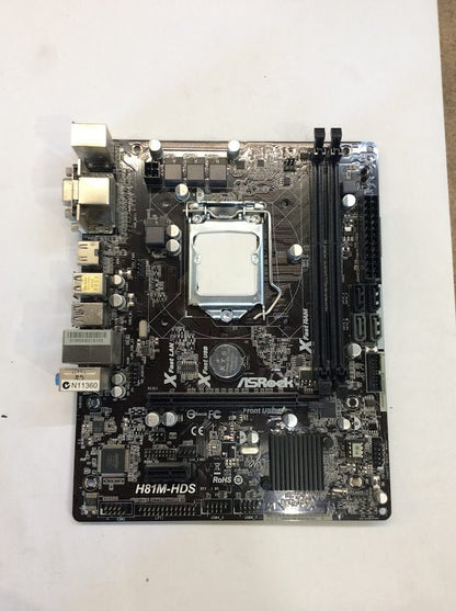 Asrock H81M-HDS Motherboard micro ATX LGA 1150 DVI VGA HDMI Intel H81 [AU Stock]