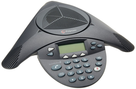 Brand New Polycom SoundStation2 Corded Electric Conference Phone Black Au Seller