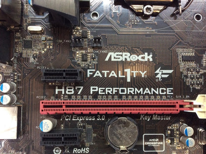 Asrock Fatal1ty H87 Performance Motherboard ATX LGA 1150 DVI VGA HDMI Intel H87