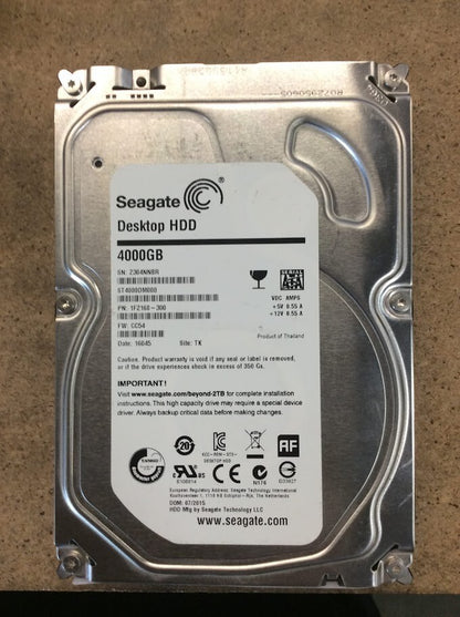 Seagate 4TB Desktop 3.5" HDD SATA ST4000DM000 Hard Disk Drive SIlver Au Seller