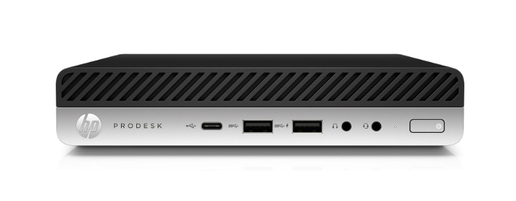HP ProDesk 600 G4 DM Desktop Mini-PC i5-8500T@2.10GHz 8GBRAM 256GBSSD Black A+