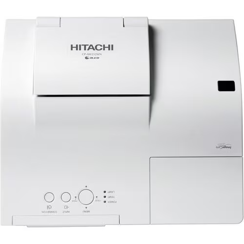 Hitachi CP-AW252W 3LCD WXGA Ultra Short Throw Projector HDMI LAMP HOURS 1729H