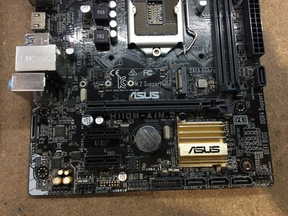[AU]ASUS H110M-A/M.2 Motherboard microATX DDR4 LGA 1151 VGA DVI HDMI Intel H110