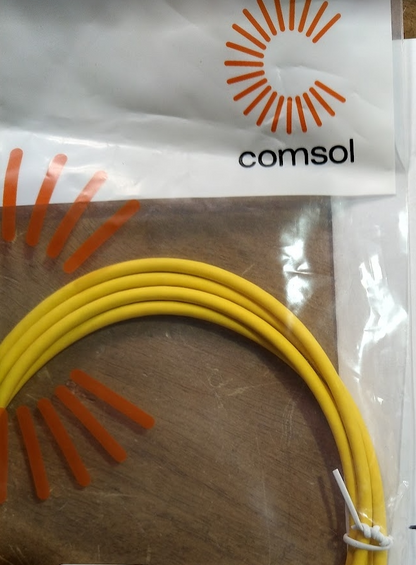 New COMSOL UTP-1.5-C6A-UT-YEL 1.5m RJ45 Cat 6A Ultra Thin Patch Cable-Yellow
