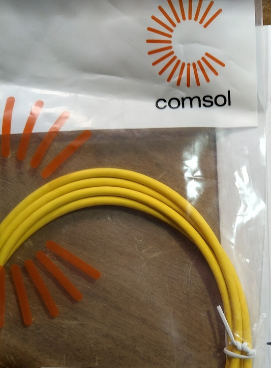 New COMSOL UTP-1.5-C6A-UT-YEL 1.5m RJ45 Cat 6A Ultra Thin Patch Cable-Yellow