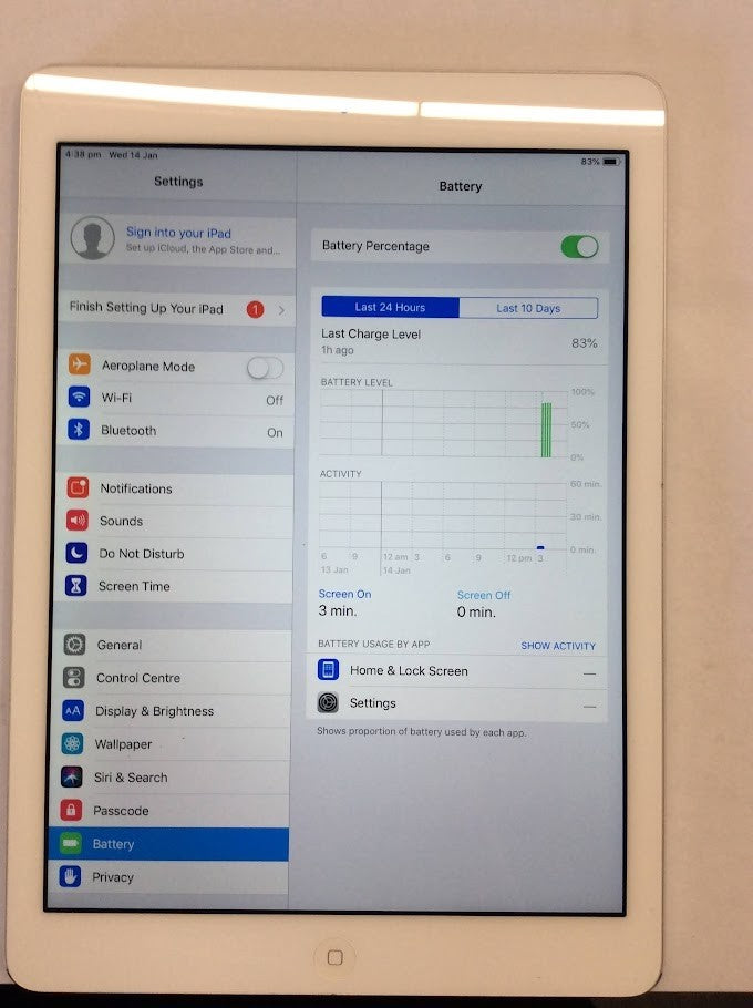 Apple iPad Air 1 A1474 Tablet 9.7" 16GB Wi-Fi Touch Silver [AU Seller] A-