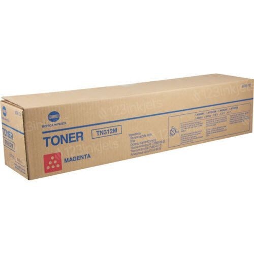 Brand New Konica Minolta TN312M Magenta Toner Cartridge For Konica C458 C558