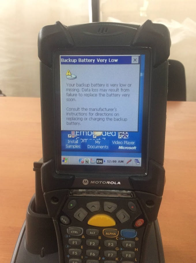 Motorola  Symbol MC92N0 Barcode Scanner (Stand+Charger+2xBattery+Data Cable)