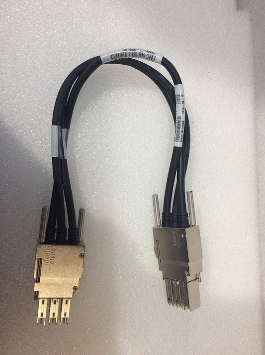 Genuine Cisco STACK-T1-50CM V01 Stack Cable 50CM 800-40403-01 Black Au Seller