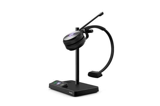 Yealink WHB620 DECT Wireless Headset With Microphone and Stand Black Au Seller