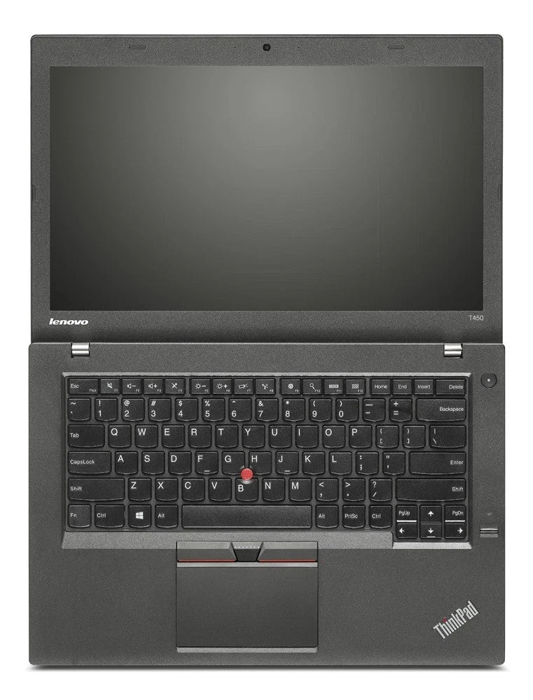 Lenovo ThinkPad T450 Laptop 14'' i5-4300U@1.90GHz 8GBRAM 256GBSSD Mini-DP VGA A-