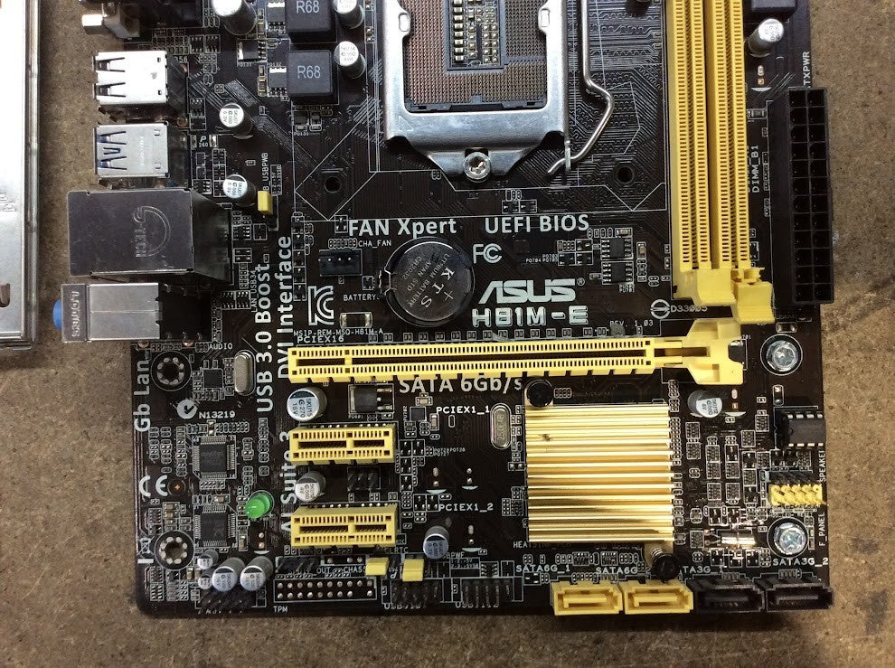 [AU Stock]ASUS H81M-E Motherboard microATX DDR3 LGA 1150 VGA DVI Intel H81