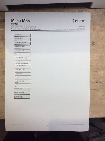 Kyocera Ecosys P2040dn A4 Mono Desktop Laser Printer - Tested [AU Seller]
