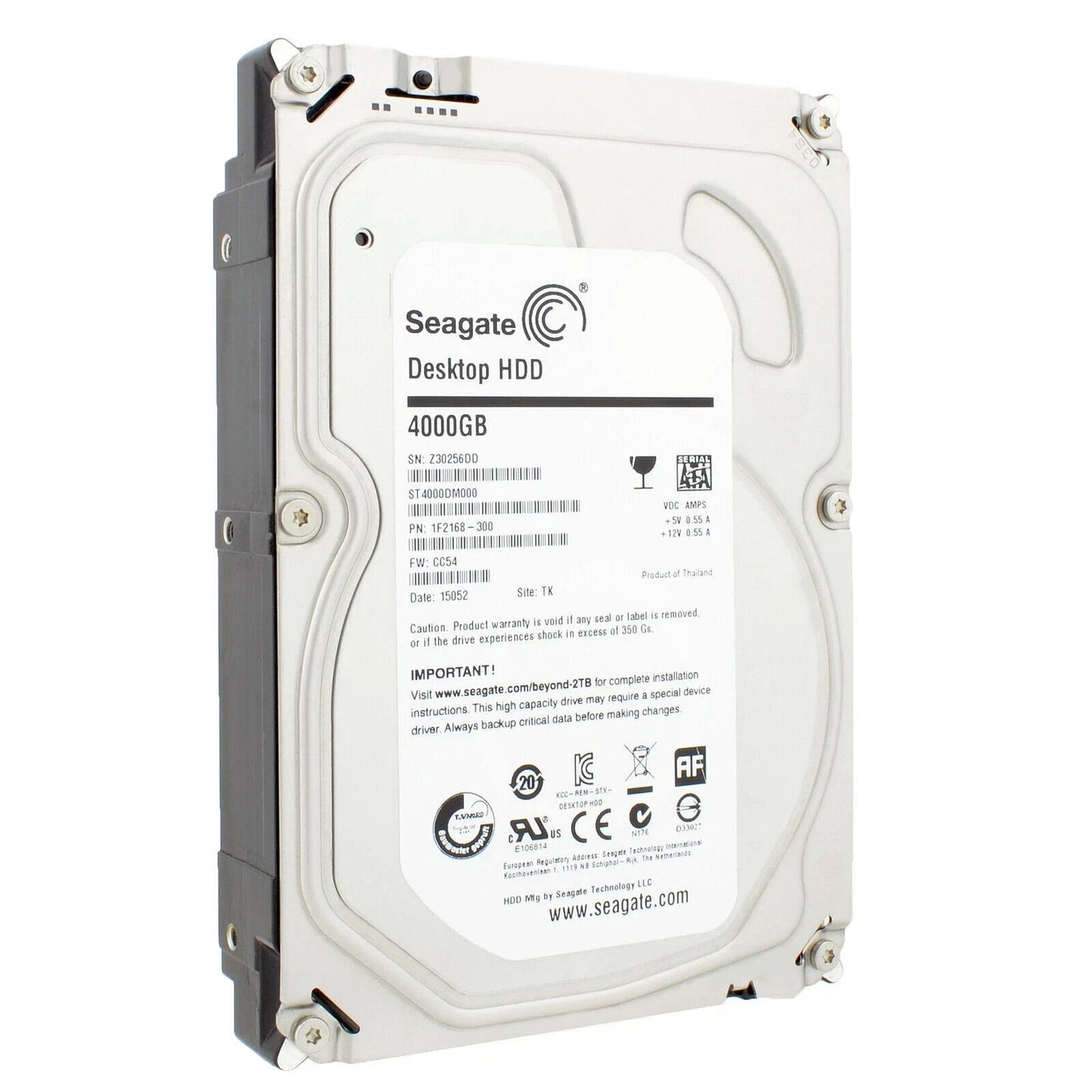 Seagate 4TB 3.5" Hard Disk Drive SATA 5900PRM ST4000DM000 [AU Seller]